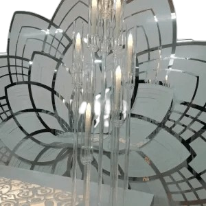 Grand clear candelabra