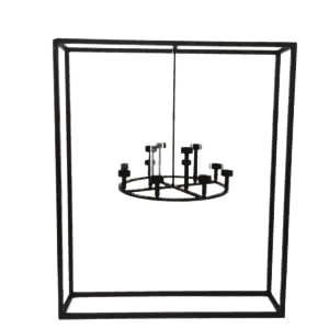 Large Square round center piece