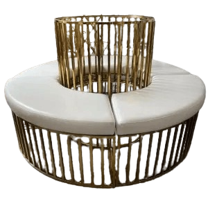 Round table sofa